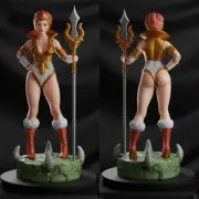 Teela 3D print figure 1/6 35cm Model Kit Unpainted Unassembled GK