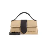 [Jacquemus] Jacquemus-Natural Beige Raffia Le Bambino Handbag-Donna OS OS