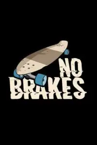 在飛比找博客來優惠-No brakes: 6x9 Longboard - gri