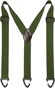 [ZEAIFROOG] 1.5 In Y Belt Loop Suspenders for Unisex Under Clothing with 3 Hooks.