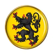 Flanders Vlaanderen Flandre (Belgium) Pin Badge