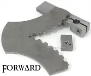 Tattoo Machine Frame Parts Set-Up Base, Spring Shelf and Gear Side Plate Forward
