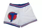 Adult Men's Space Jam Tune Squad Official Michael Jordan White Basketball Shorts