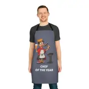 Chef Of The Year Funny BBQ Chef Apron