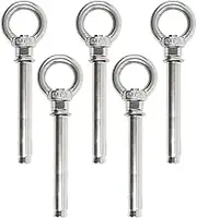 5Pack Stainless Steel Expansion Screw Eye Anchors Rust Resistance For Masonry Brick Hanging Swing Hook