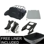 Chopped Pack Trunk Mount Rack Docking Kit For Harley Tour Pak Touring 2014-Up US
