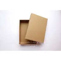 在飛比找蝦皮購物優惠-REPL) 手工牛皮紙盒 方盒 扁盒 禮物盒 紙盒 包裝盒 