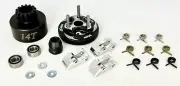14T Clutch Kit 3 Shoe Aluminum Nitro 1/8th Buggy Truggy Alpha Plus LutzRC