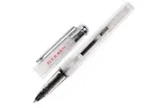 J Herbin: Long Transparent Rollerball Pen With Converter
