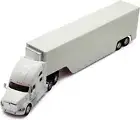 Kenworth T700 Die-Cast Metal Model Truck 1:68 Scale - Classic White Collectible