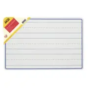 School Smart Lined Dry Erase Boards, 12 x 18 Inches, Pack of 10
