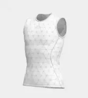 Ale Cycling Sleeveless Base Layer in super lightweight|INTIMO QUARK-White|NEW
