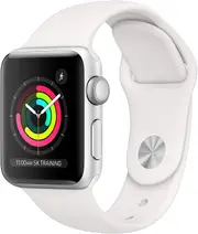 Apple Watch Series 3 (GPS, 38mm) - Space Gray Aluminum Case with Black Sport Band Silver Aluminum with White Sport Band 38mm