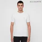 【ALLSAINTS】BRACE TONIC 公羊頭骨刺繡純棉修身短袖T恤-白 M030JB