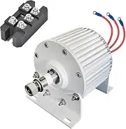 12V,9000W Electric Alternator Generator Low RPM Motor Permanent Magnet Rare Earth Turbine 110V/ 220V 380V with Base Motor Power Generation System Homeuse
