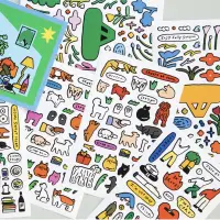 在飛比找蝦皮購物優惠-韓國livework - drawing sticker p