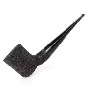 Carved Briar Pipe Wooden Tobacco Smoking Pipe 9mm Filter Straight Acrylic Stem