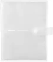 Croshuki 4x6 inch Index Card Holder Clear Plastic Organizer Case for Flashcard Notecard Photos Learning Card Holder, 40 Pages can Hold 160pcs Cards