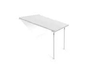 CANOPIA - Feria 3m x 3m Patio Cover - White Aluminium Frame With White Polycarbonate