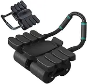 Abs Roller - Gym Equipment Ab Trainer with Elbow Support | Gym Core Working out Sliders with Automatic Rebound for Home, Dorm, Apartment