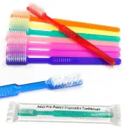 Dental Disposable Pre-Pasted Toothbrush Individually Wrapped Medium Bristle