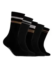 [Mitch Dowd] Sports Crew Socks 5 Pack in Black