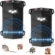 Alikguu 2 Pack Ultrasonic Rodent Repellent for Car Engines,Battery Operated Rodent Repellent Under Hood Anti,Mice,Mouse,Rodent Repellent for Cars Keeping Rodents Out of Car Basement Garage Warehouse