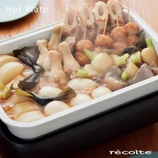 recolte日本麗克特 Hot Plate 電烤盤 專用陶瓷深鍋+蒸盤組 (不含主機)