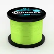 Dorisea Green Not Fade Braid No Dyeing Braided Fishing line 100m 300m 500m 1000m