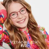 在飛比找PChome24h購物優惠-【TITANFLEX Kids】德國超彈性鈦金屬兒童眼鏡框 