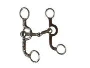 Formay Antique brn snaffle,argentine,copper inlay 172987,western bit