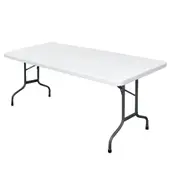Bolero Foldaway Rectangular Utility Table 6ft - Commercial Folding Tables (U579) - U579