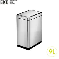 在飛比找PChome24h購物優惠-EKO 新幻影 智能感應環境桶 9L 砂鋼 EK9287MT