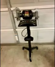 Universal Heavy Duty Cast Iron Bench Grinder Pedestal Stand **Brand New**