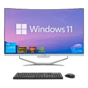 All IN One 27 " FHD Curved I3 6° Gen RAM 16 GB SSD 480 Win 11 Computer Fixed _