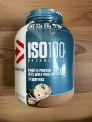 Dymatize ISO100 Whey Protein Powder Isolate, Cookies & Cream, 5 Lbs, 74 Servings
