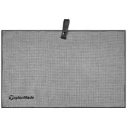 TaylorMade Microfiber Cart Towel Grey NEW Golf Accessory 15"x24"