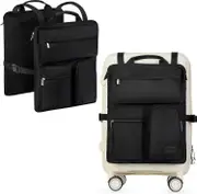Crday Over Luggage Organizer for Carry On Bag or Suitcase with Storage Pockets, 16
