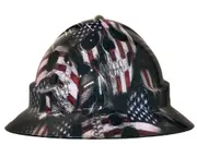 Cool Hard Hats Unisex AMERICAN SKULLS Pro Choice Wide Brim Safety Hard Hat