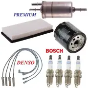 Tune Up Kit Air Oil Fuel Filters Wire Spark Plug For CHEVY S10 L4 2.2L 2000-2003
