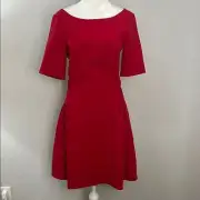 Zac Posen Z Spoke Red Cocktail Dress Size 6 NWT