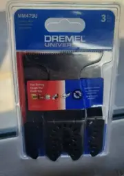 Dremel Universal Oscillating Tool Flush Cut Blade 3Pack MM479U Fine Cutting Wood