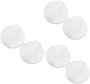 [ARTIBETTER] 3sets Washing Machine Knob Countdown Fryer Washers Belling Holder Dishwasher Thermostat Timing Stove Oven Soaker Decals Lint Timer Double Absorber Time Knob Roaster White 2pcs*3