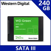 在飛比找PChome24h購物優惠-WD 綠標Green 240GB 2.5吋 SSD固態硬碟(