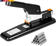 Heavy Duty Stapler, 90 Sheet High Capacity, Large Office Stapler with 1000 Stapl
