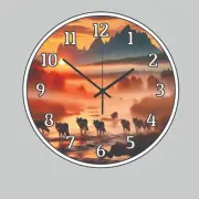 Yellowstone Wolves Wolf Pack art Wall Hanging Wall Clock art Time Piece