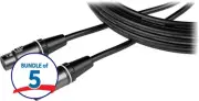 Gator Cableworks Composer Series Microphone Cable (5 Pack) - 15 feet