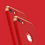 Bakeey 3 In 1 Plating Anti Fingerprint Case For iPhone 6/6s/6 Plus/6s Plus IPHONE 6 PLUS/6S PLUS RED