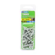 Zenith 8G x 30mm Galvanised Button Head Stitching Timber Screws - 25 Pack