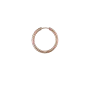 (W) Pandora Moments Charm Hoof Earrings Rose Gold Plated